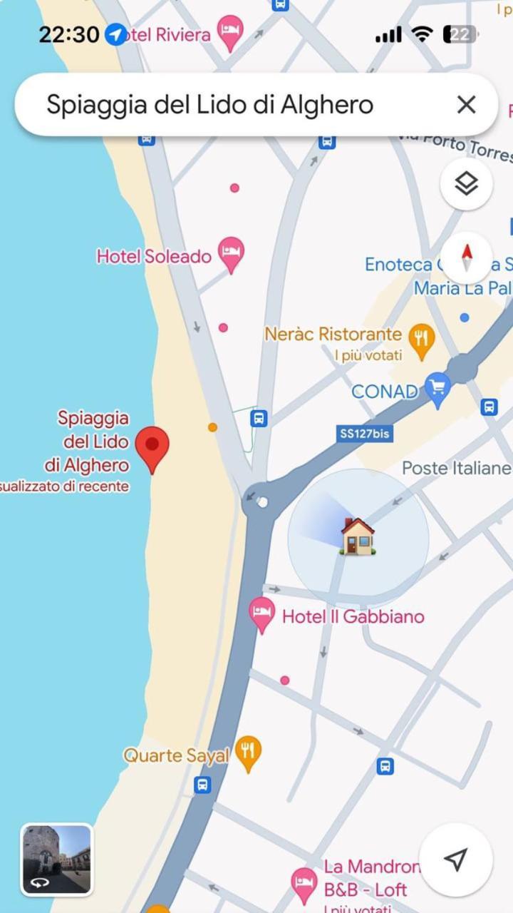 Apartmán Nura'S - Casa Azzurra Seaside Alghero Exteriér fotografie
